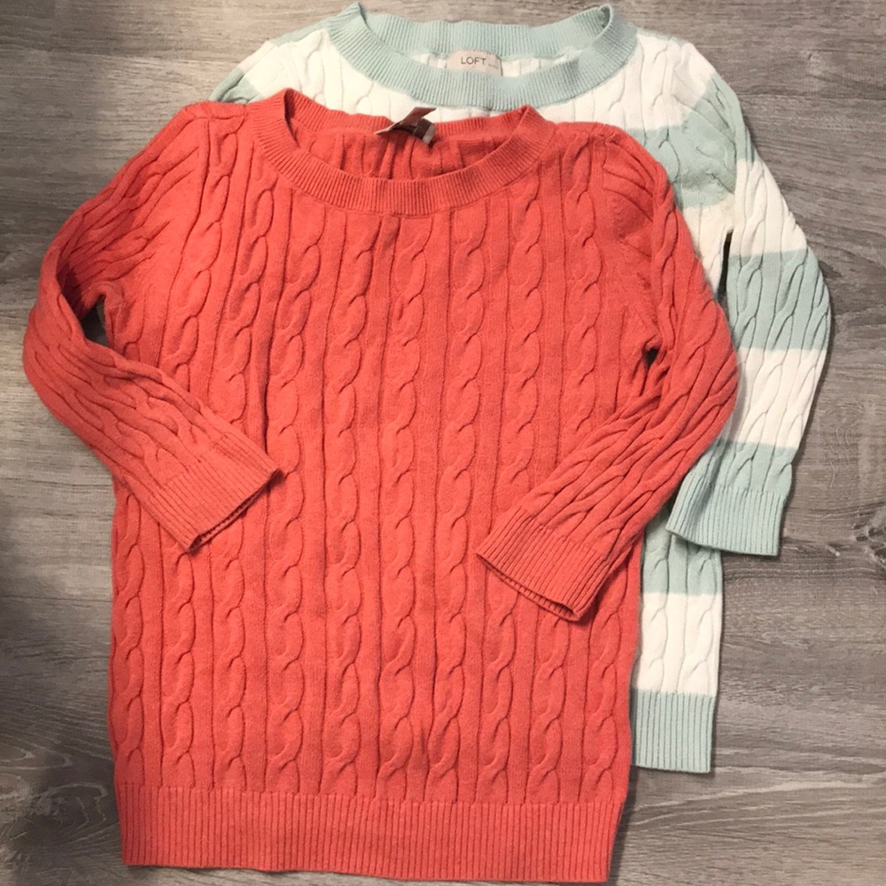 Loft set of sweaters